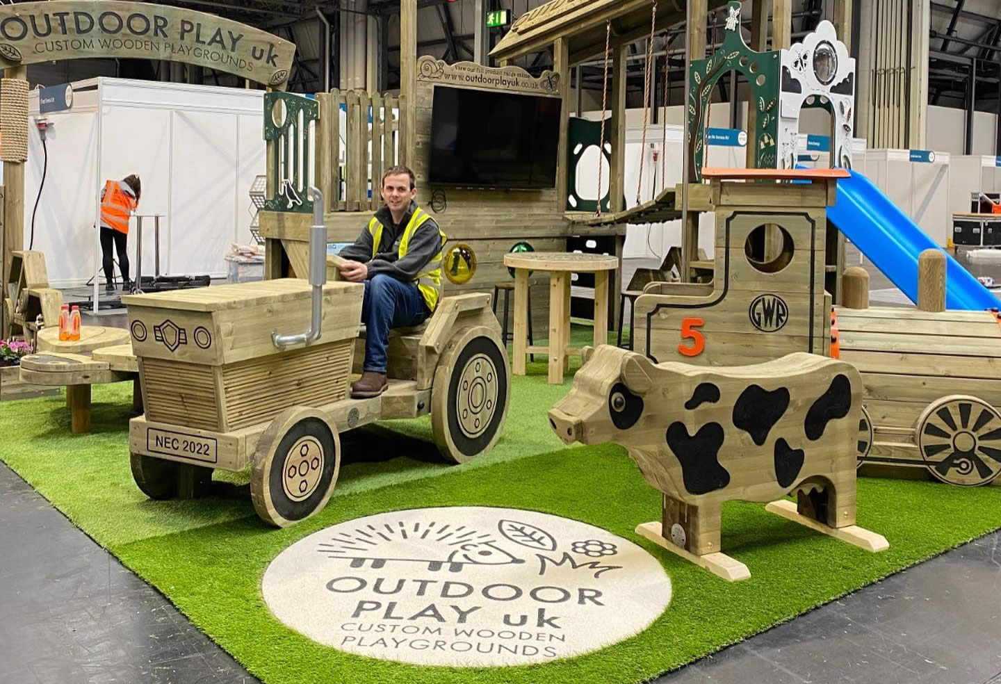 Outdoor Play UK exhibit at the NEC Holiday Park Resort 2022 Show